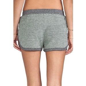 Alexander Wang T collection Dolphin booty shorts size L French Terry peppermint